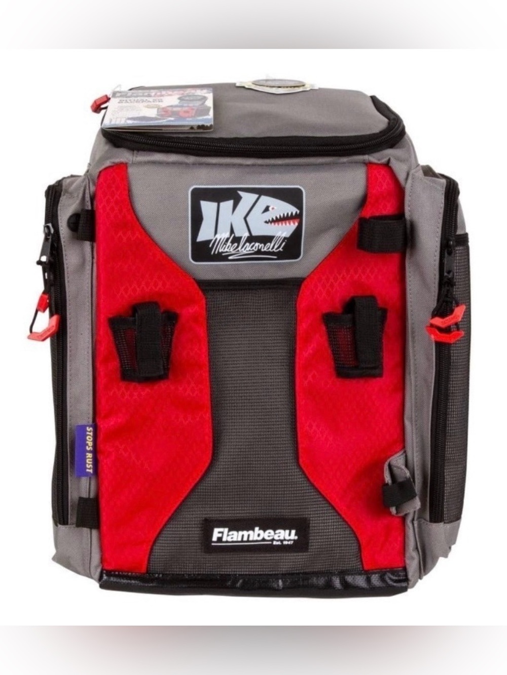 Flambeau Outdoors IKE Fishing Tackle Box Softside Backpack, 6178TW - Brand New